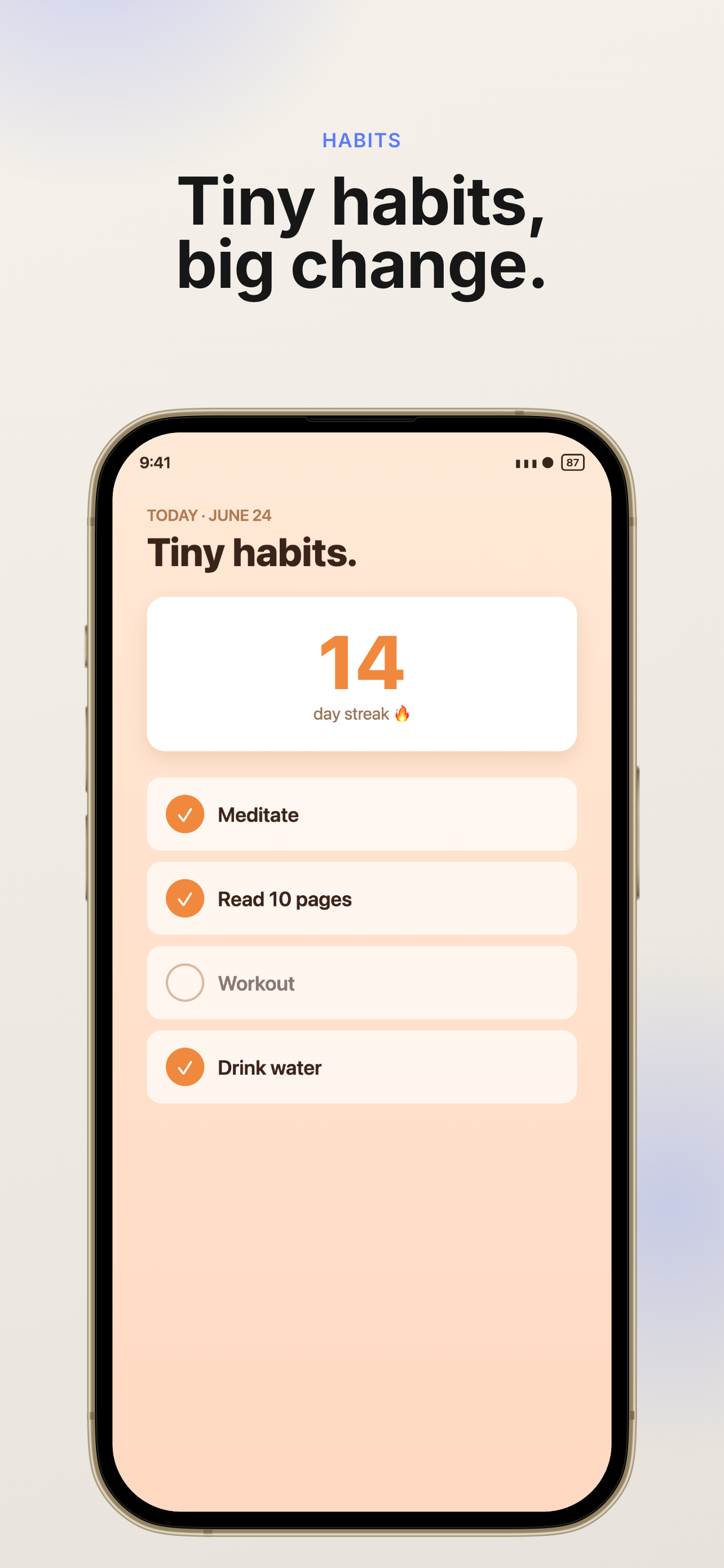 App Store screenshot designed in MockShot